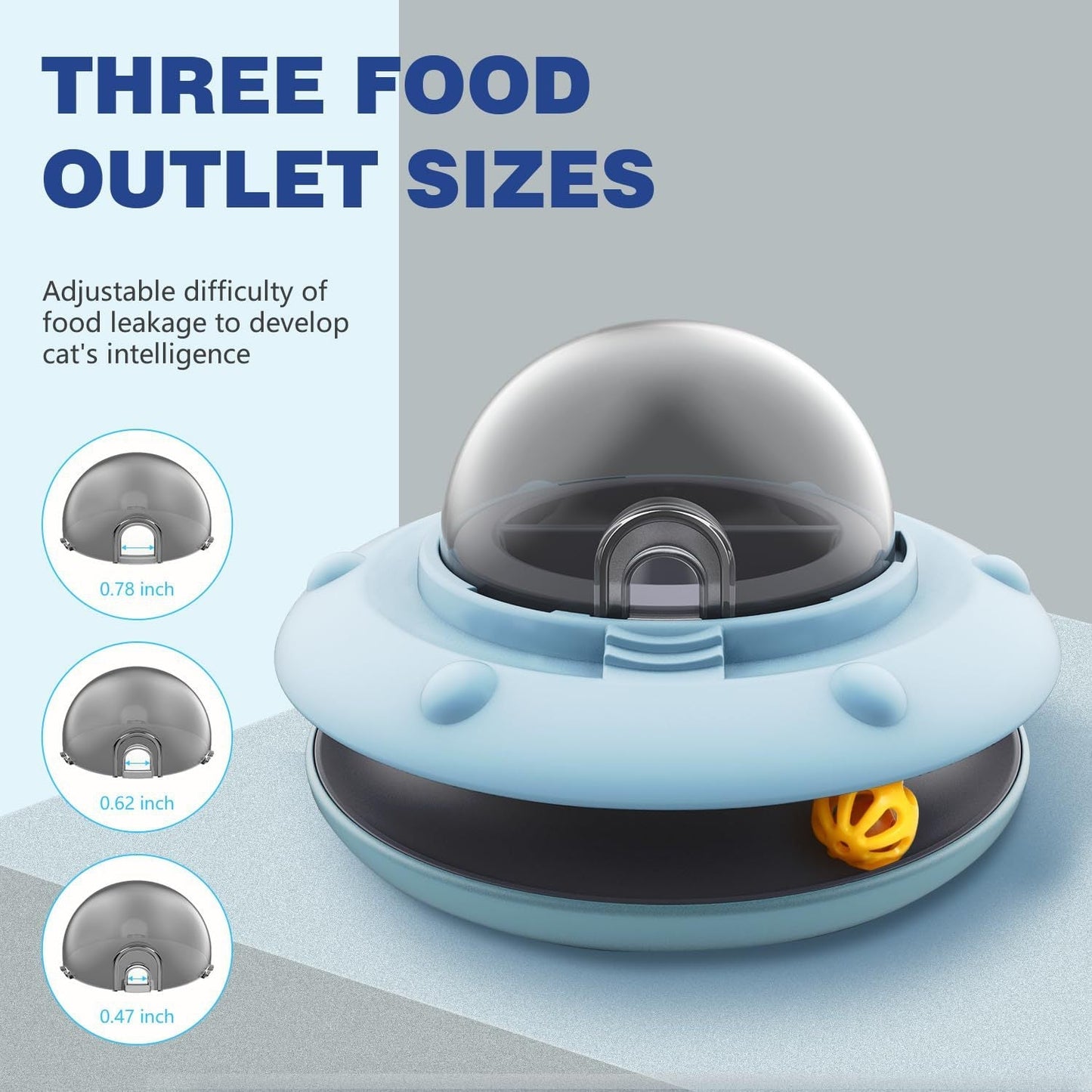 Flying Saucer Pet Slow Feeder – Interactive Puzzle Toy Ather Craft LLC