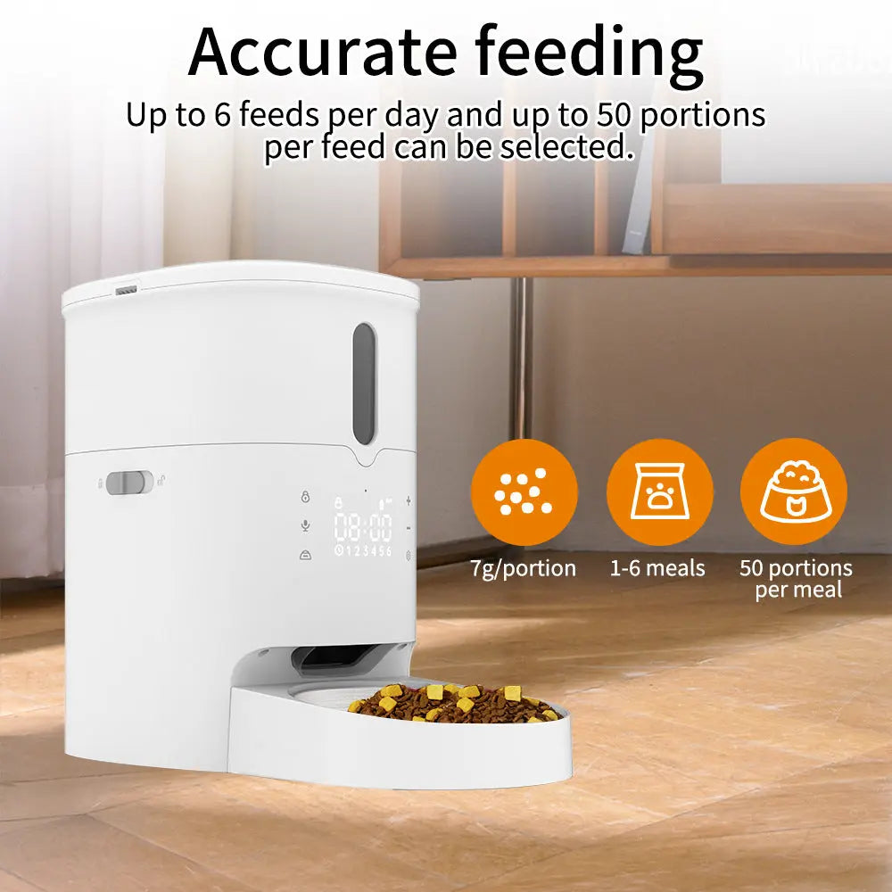 3L Smart Wi-Fi Pet Feeder – Auto Cat & Dog Food Dispenser Ather Craft LLC