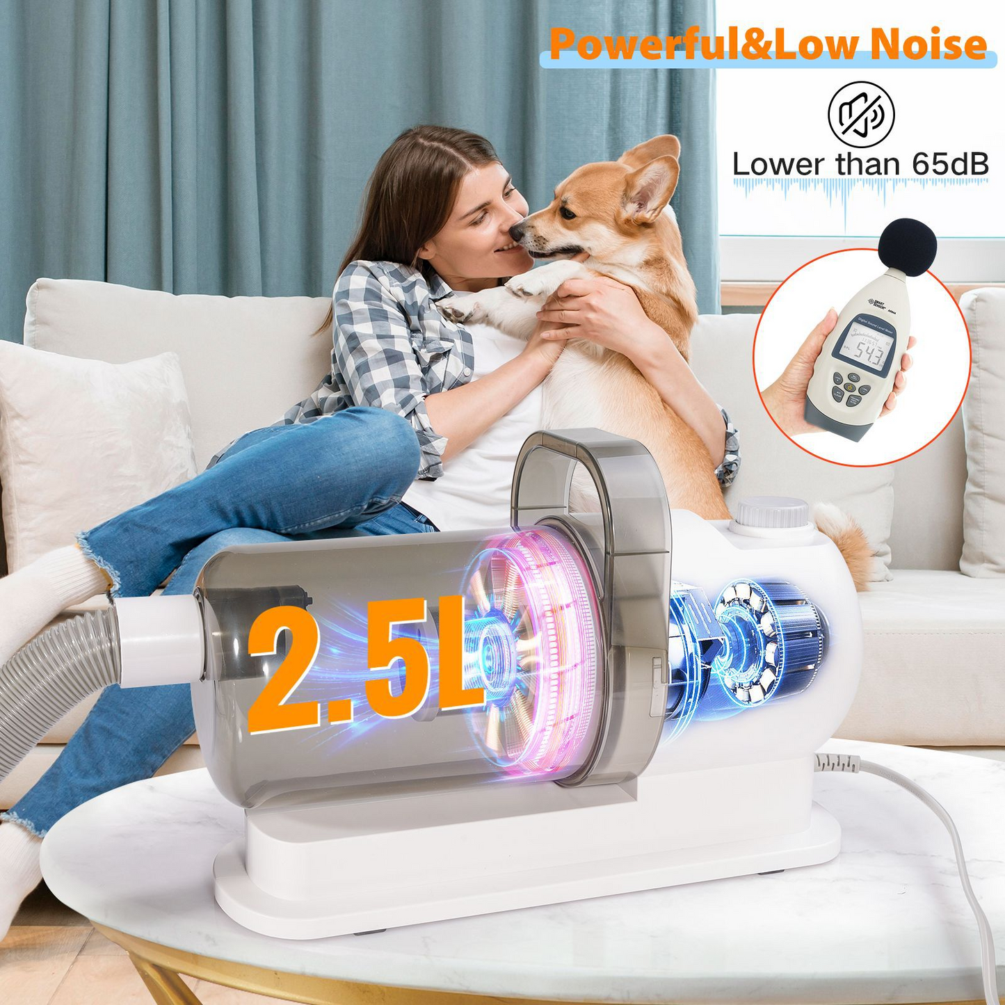 All-in-One Pet Hair Trimmer & Vacuum – Grooming Set for Dogs & Cats Ather Craft LLC