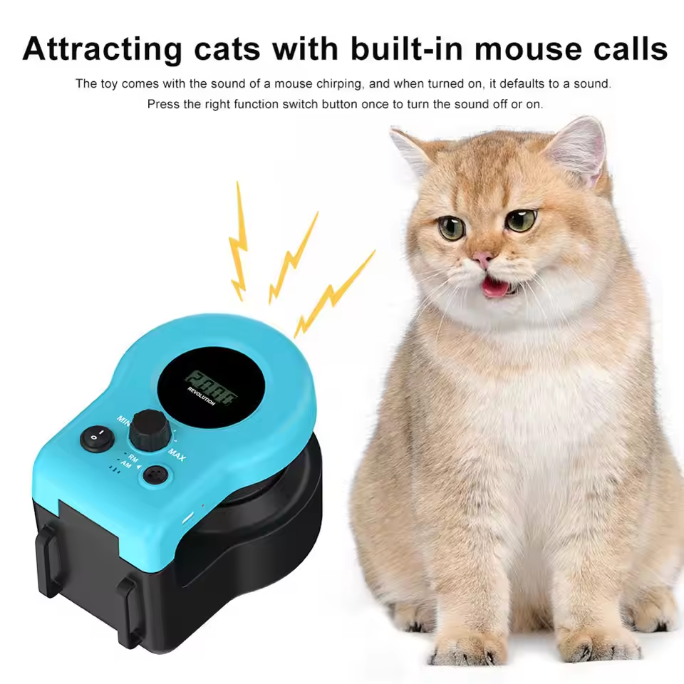 Interactive Cat Treadmill Toy – Adjustable Speed & Chase Game Ather Craft LLC