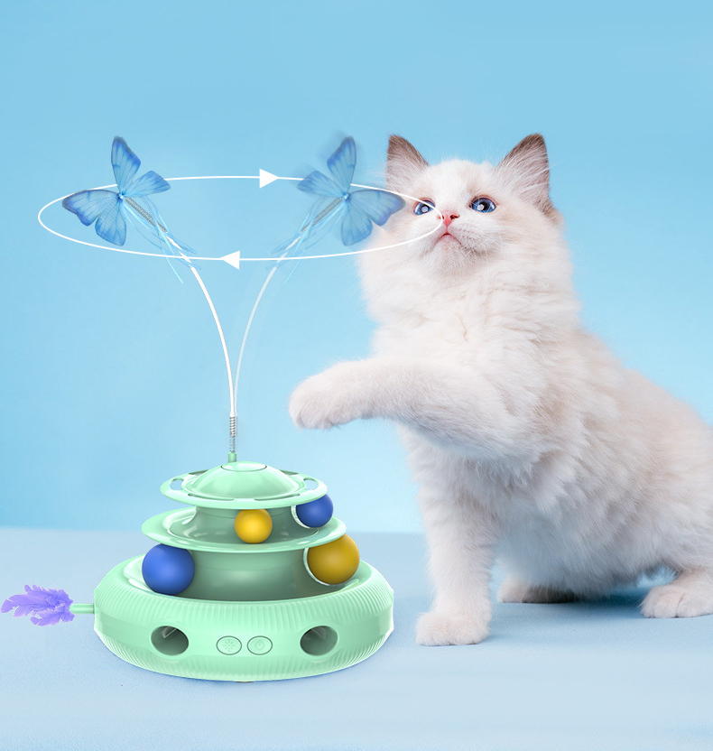 Automatic Laser Cat Toy – Electric Turntable Ather Craft LLC