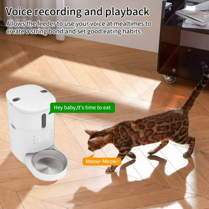 3L Smart Wi-Fi Pet Feeder – Auto Cat & Dog Food Dispenser Ather Craft LLC