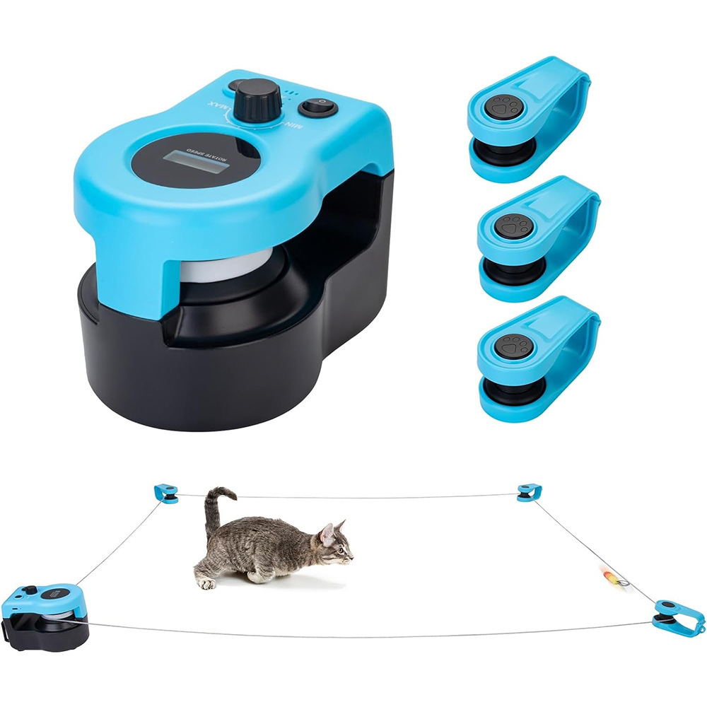 Interactive Cat Treadmill Toy – Adjustable Speed & Chase Game Ather Craft LLC