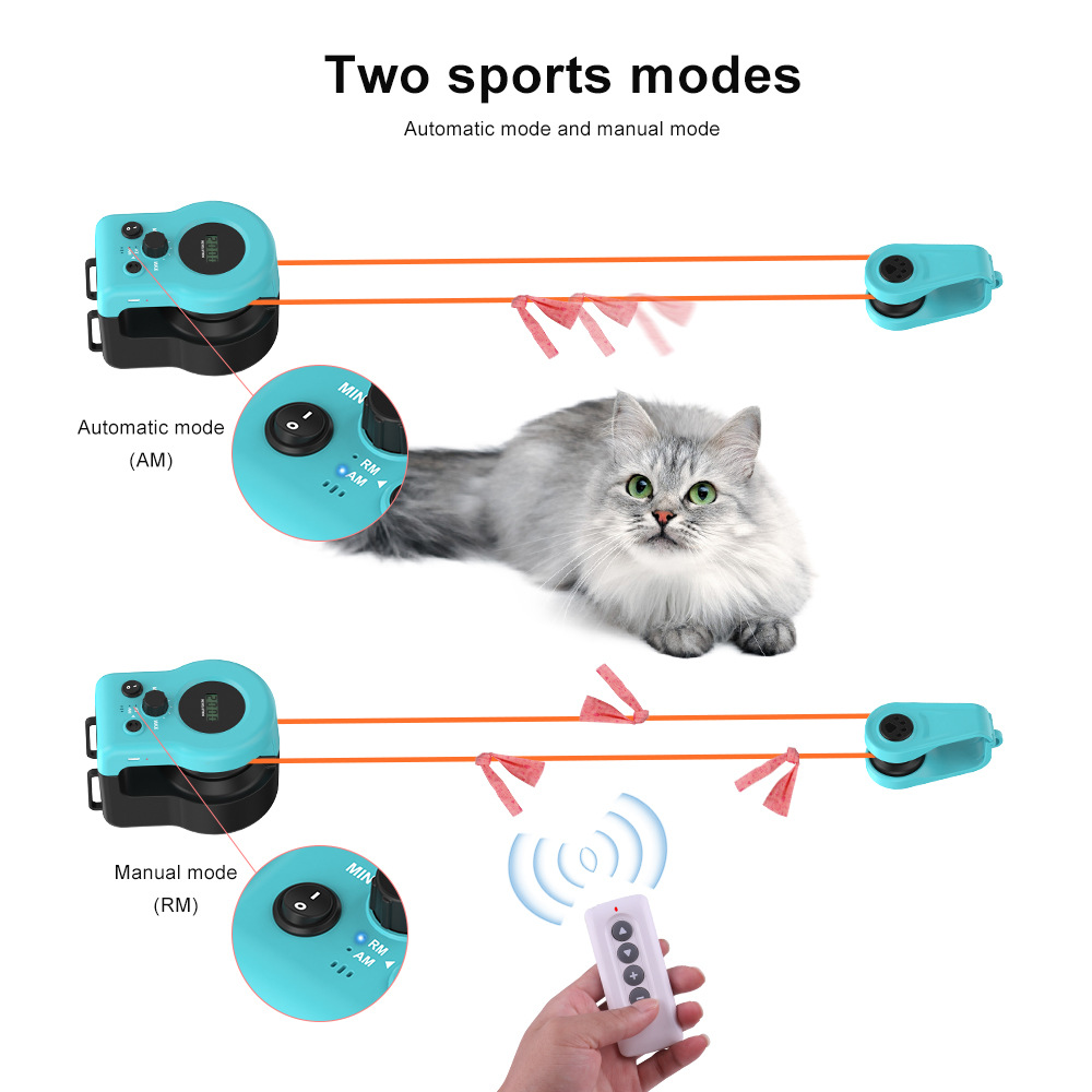 Interactive Cat Treadmill Toy – Adjustable Speed & Chase Game Ather Craft LLC